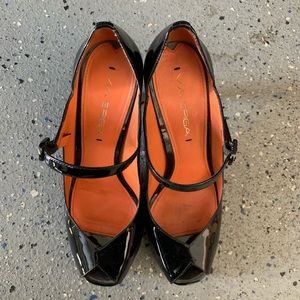 Via Spiga Patent Mary Jane Pumps